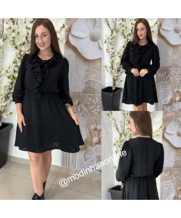 Vestido Duna Taty Preto